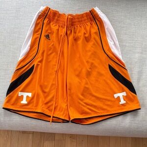Adidas Men's Orange and Black university of Tennessee Volunteers Athletic Shorts